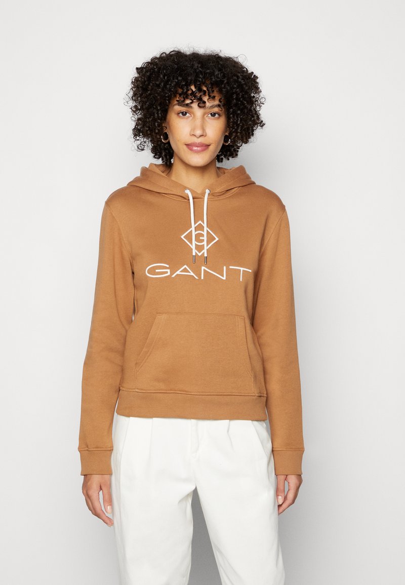 GANT LOCK UP HOODIE - Sweatshirt com capuz - braun