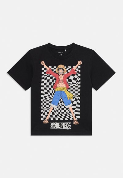 NKMJOB ONEPIECE NREG SS TOP NOOS VDE - T-shirt imprimé - black