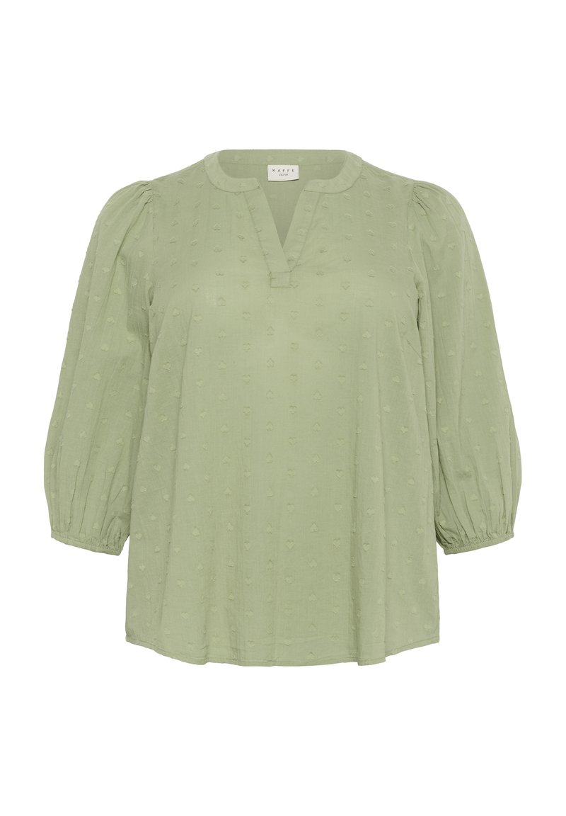 Kaffe Curve KCJOLANA - Blus - oil green/grön - Zalando.se