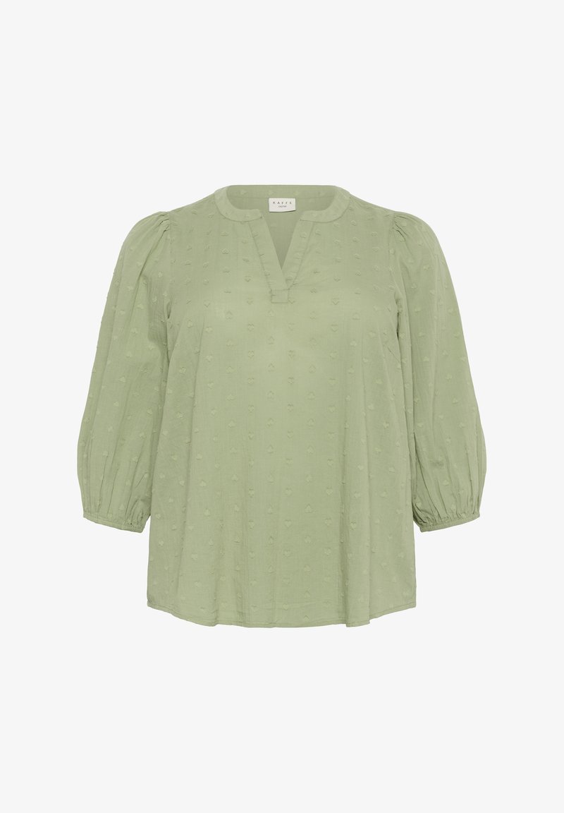 Kaffe Curve KCJOLANA - Blus - oil green/grön - Zalando.se