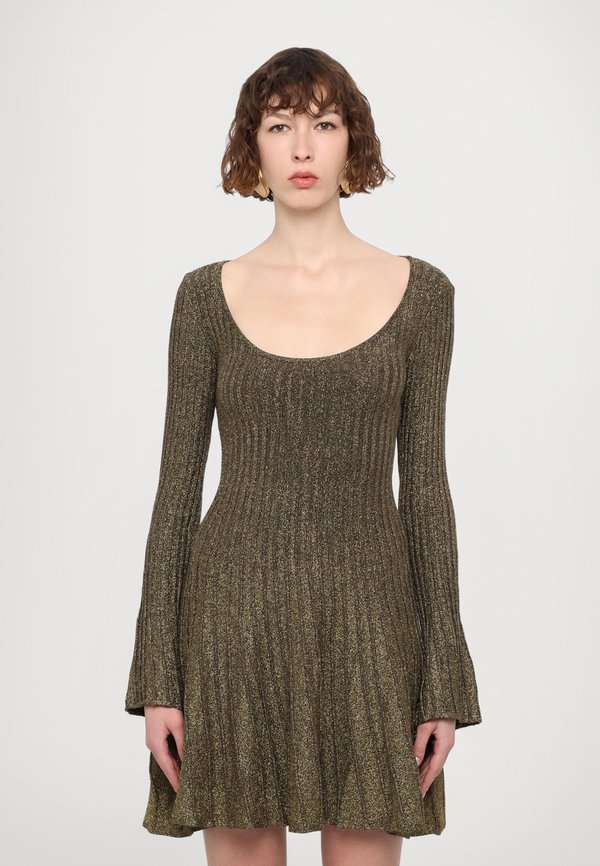 RAQUEL DRESS - Jerseykleid - metallic gold