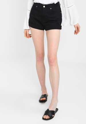 Shorts vaqueros - black
