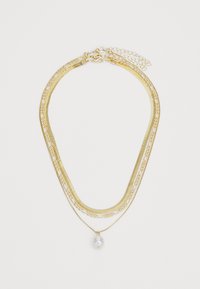 PCTILLE NECKLACE 3 PACK - Kaulakoru - gold-coloured