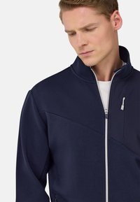 Boggi Milano Mikina so zipsom - navy blue