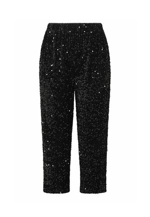 Yours Clothing, PLUS SIZE BARREL TROUSERS - Pantalon classique - black