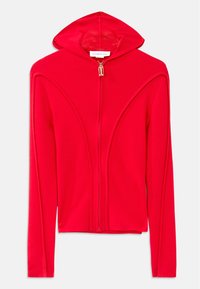 PIPING DETAIL HOODED - Lukuga pusa - bright rose