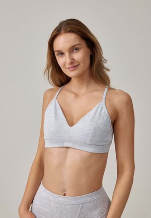SNOCKS RETRO SOFT - Sport-BH mit leichter Stützkraft - grau