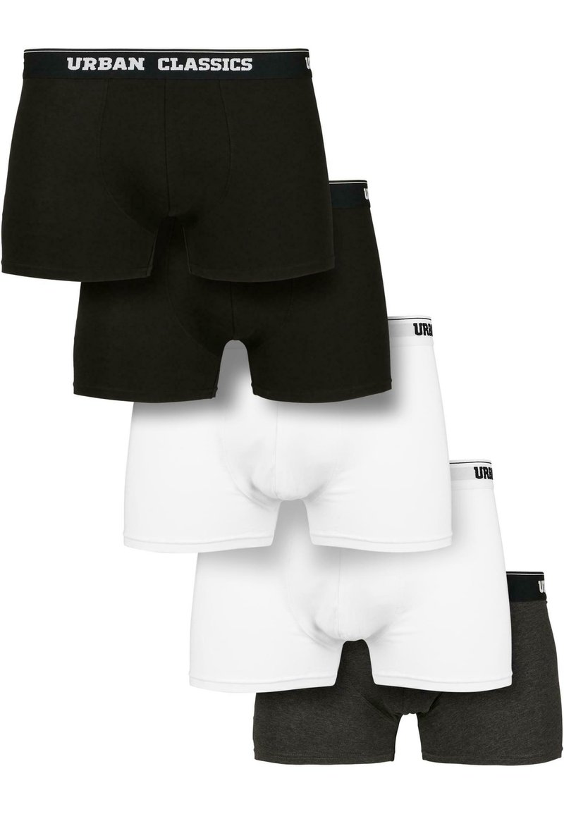 Urban Classics 5 PACK - Boxerbriefs - blk blk wht wht cha