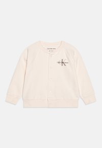 Calvin Klein Jeans BABY MONOGRAM UNISEX - Sudadera con cremallera - whitecap gray