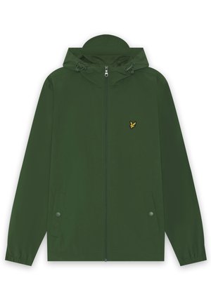 Lyle & Scott, ZIP THROUGH HOODED JACKET - Леко яке - clover green