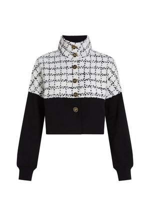 KARL LAGERFELD MIX JACKET - Bomber Jacket - black