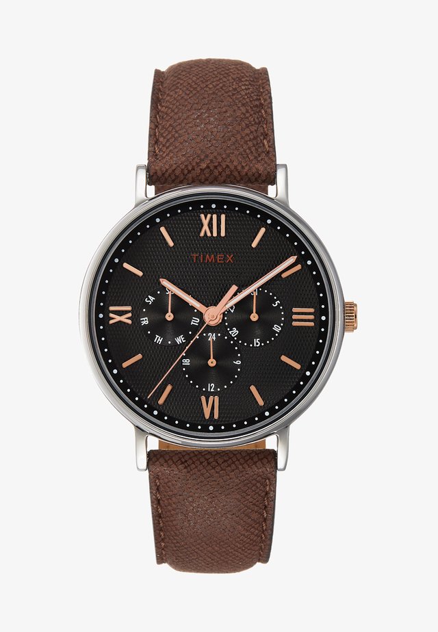 SOUTH VIEW MULTIFUNCTION 41 mm - Montre - silver-coloured/brown