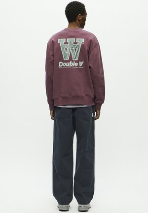 DOUBLE A BY W.W. CREW NECK AANEUE - Sweatshirt - decadent chocolate