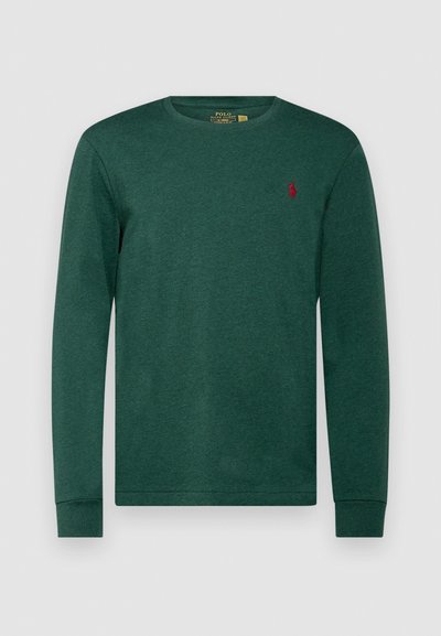 Polo Ralph Lauren CUSTOM SLIM JERSEY LONG-SLEEVE T-SHIRT - Long sleeved top - scotch pine heather