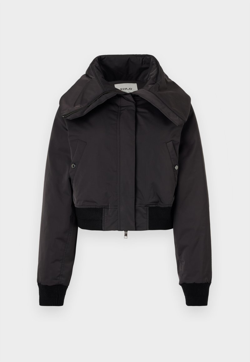 Replay Bomberjacks zwart