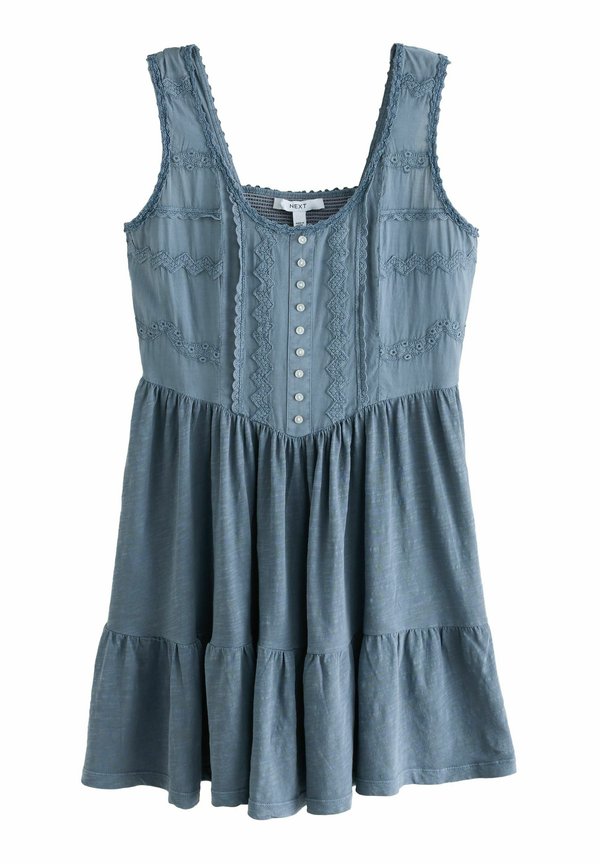 REGULAR FIT - EMBROIDERY - Jerseykleid