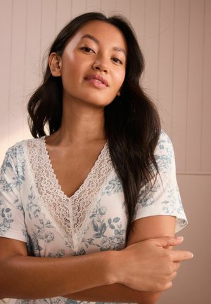 Laura Ashley, Nightie - blue white