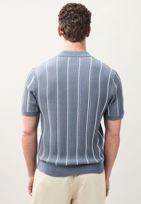 Next REGULAR FIT SHORT SLEEVE STRIPE TROPHY - Polo - blue