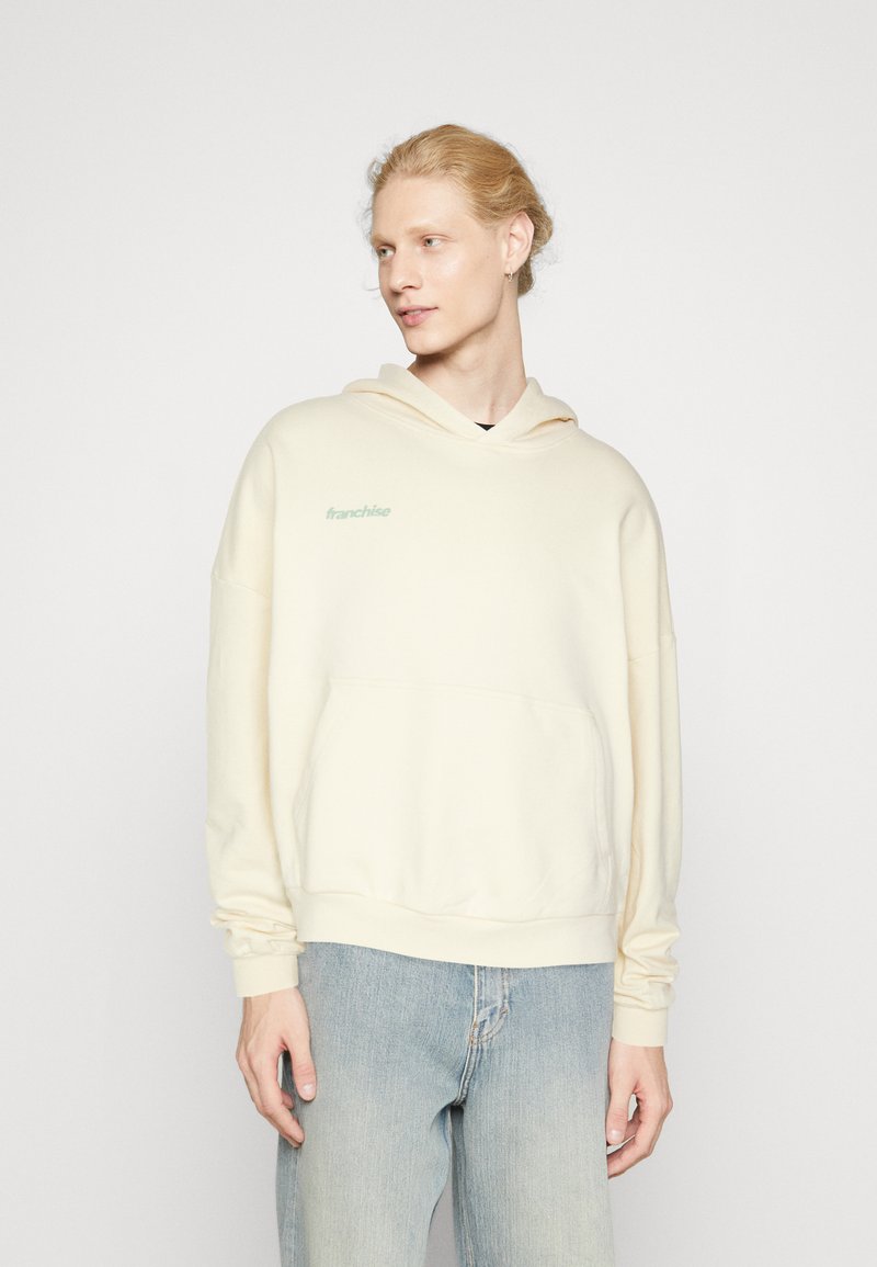 Franchise ORGANIZATION HOODIE Hoodie cream/white Zalando.co.uk