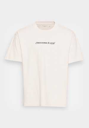 BACK GEL LOGO - T-Shirt print - tan