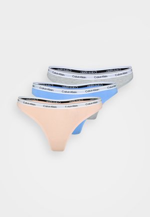 THONG LOGO ICON 3 PACK  - Thong - glacier/melon frenzy/grey heather