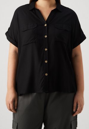 Overhemdblouse - black