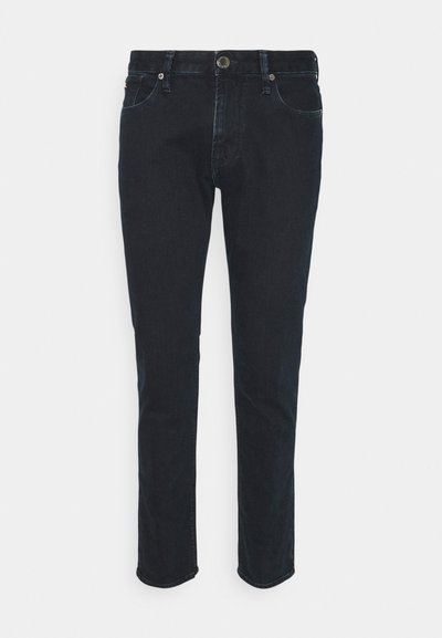Emporio Armani POCKETS PANT - Traperice uskog kroja - denim blu