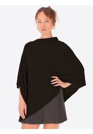 PONCHO - Mantella - chocolate