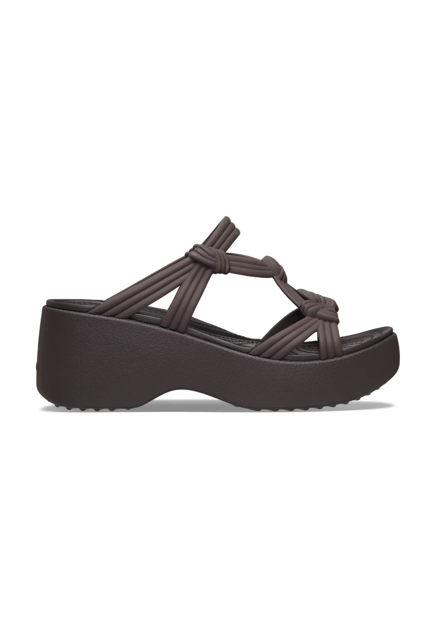 Crocs Sandalen met plateauzool - espresso/bruin - Zalando.nl