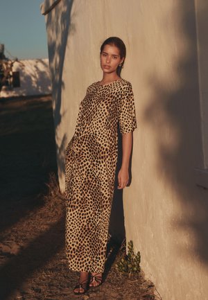 Next, Robe en jersey - leopard print
