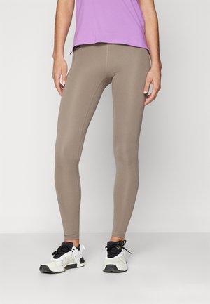 Tights - taupe dusk/black