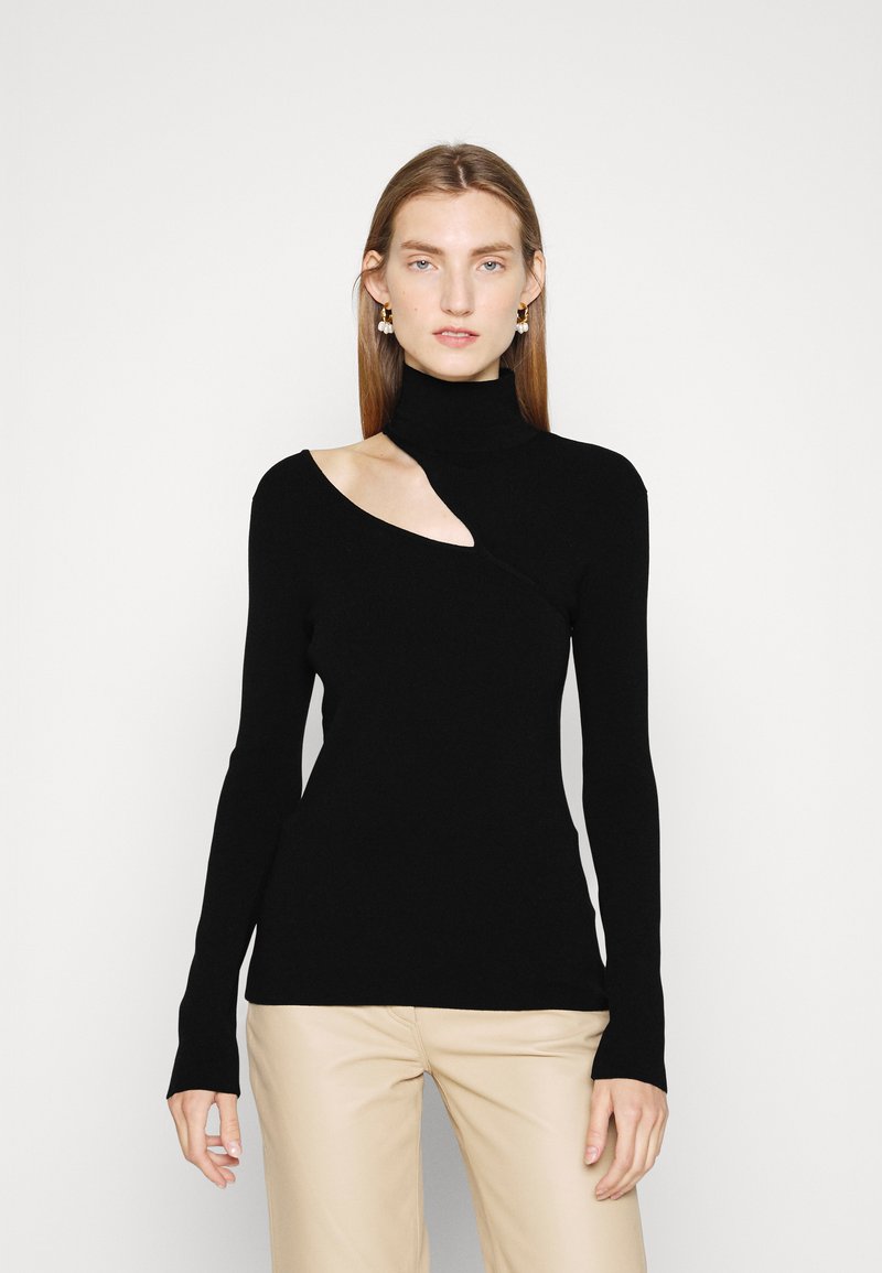 Damen Strickjacken | Dondup COLLO ALTO Strickpullover black/schwarz - VZ78949 Damen Strickjacken | Dondup COLLO ALTO Strickpullover black/schwarz - VZ78949