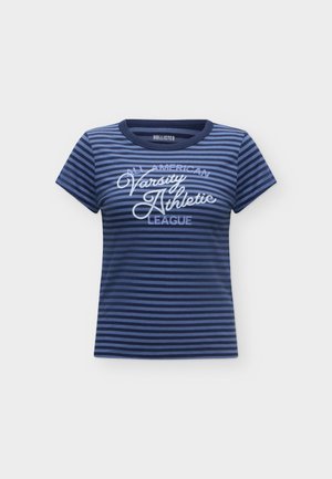Hollister Co., APAC TWOFER  - T-shirt à manches longues - dark blue/white