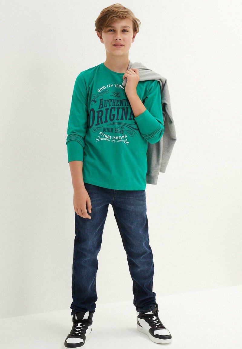 bonprix 2ER PACK - Maglietta a manica lunga - blue