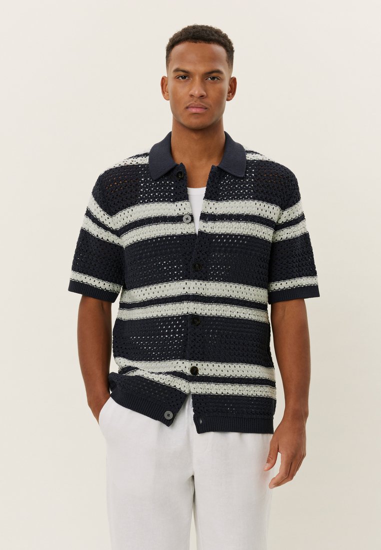 Les Deux - GIANNI - Marškiniai - dark navy, Padidinti
