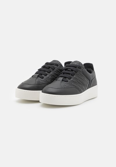 Emporio Armani SLANG - Matalavartiset tennarit - black