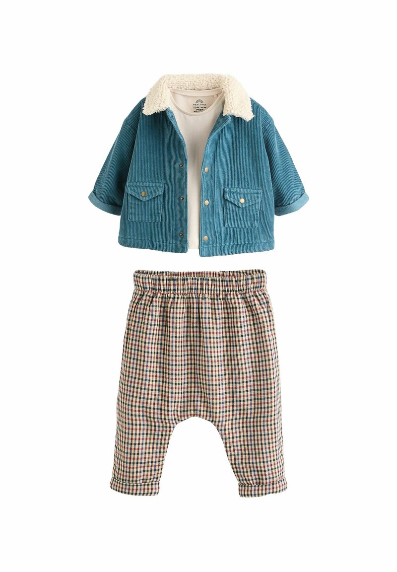 Next 3 PIECE SET REGULAR FIT - T-shirts basic - teal blue