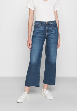 CROPPED ALEXA - Jeans Straight Leg - mid blue