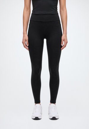 Even&Odd active by Zalando, ESSENTIAL TRAINING FULL LENGTH HIGH RISE LEGGINGS WITH SIDE POCKET - Клин - black