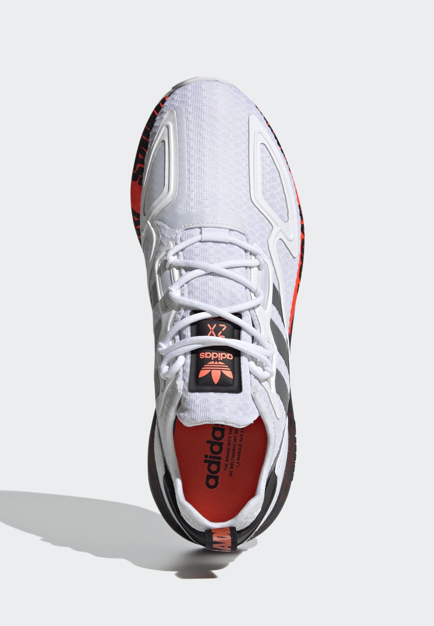 adidas Originals ZX 2K BOOST UNISEX - Sneaker low - footwear white/silver  metallic/core black/weiß - Zalando.de