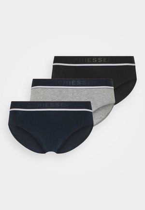 Schiesser 3 PACK   - Briefs - blue/black/grey