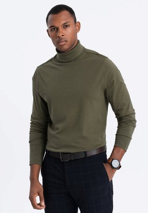 OM-LSCL-0112 - Langarmshirt - dark olive
