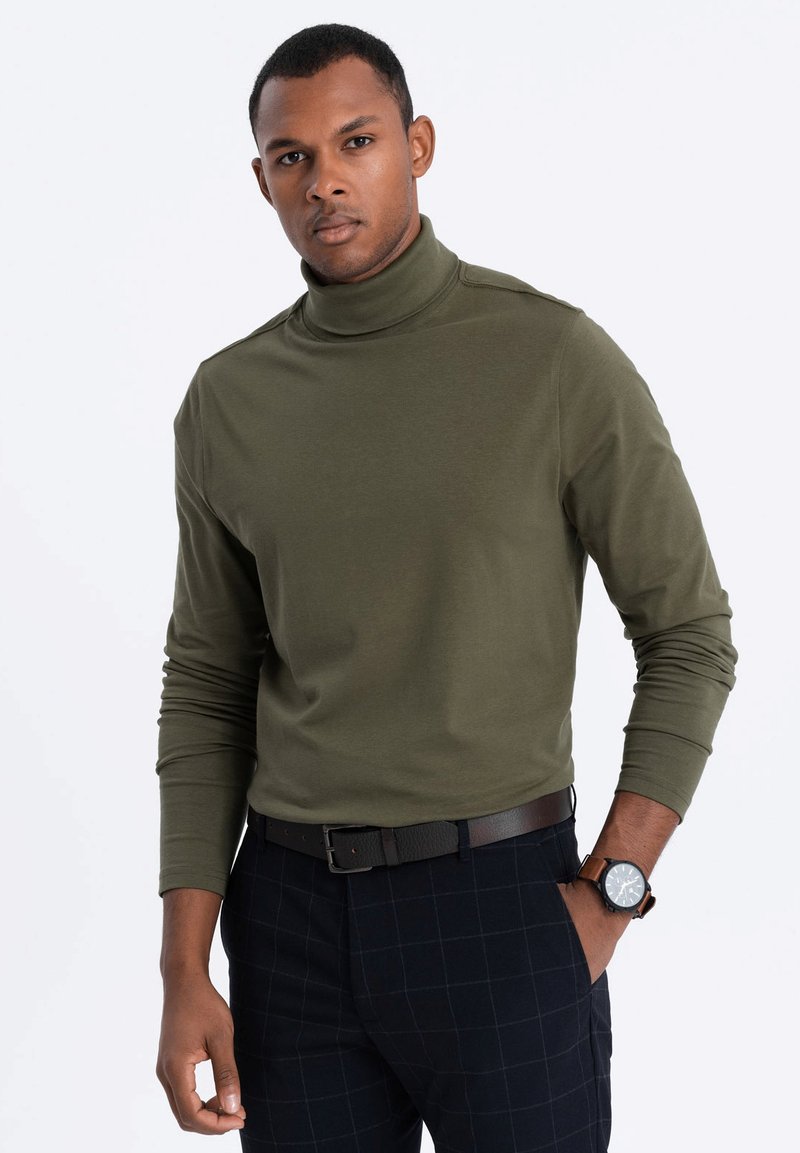 Ombre OM-LSCL-0112 - Longsleeve - dark olive