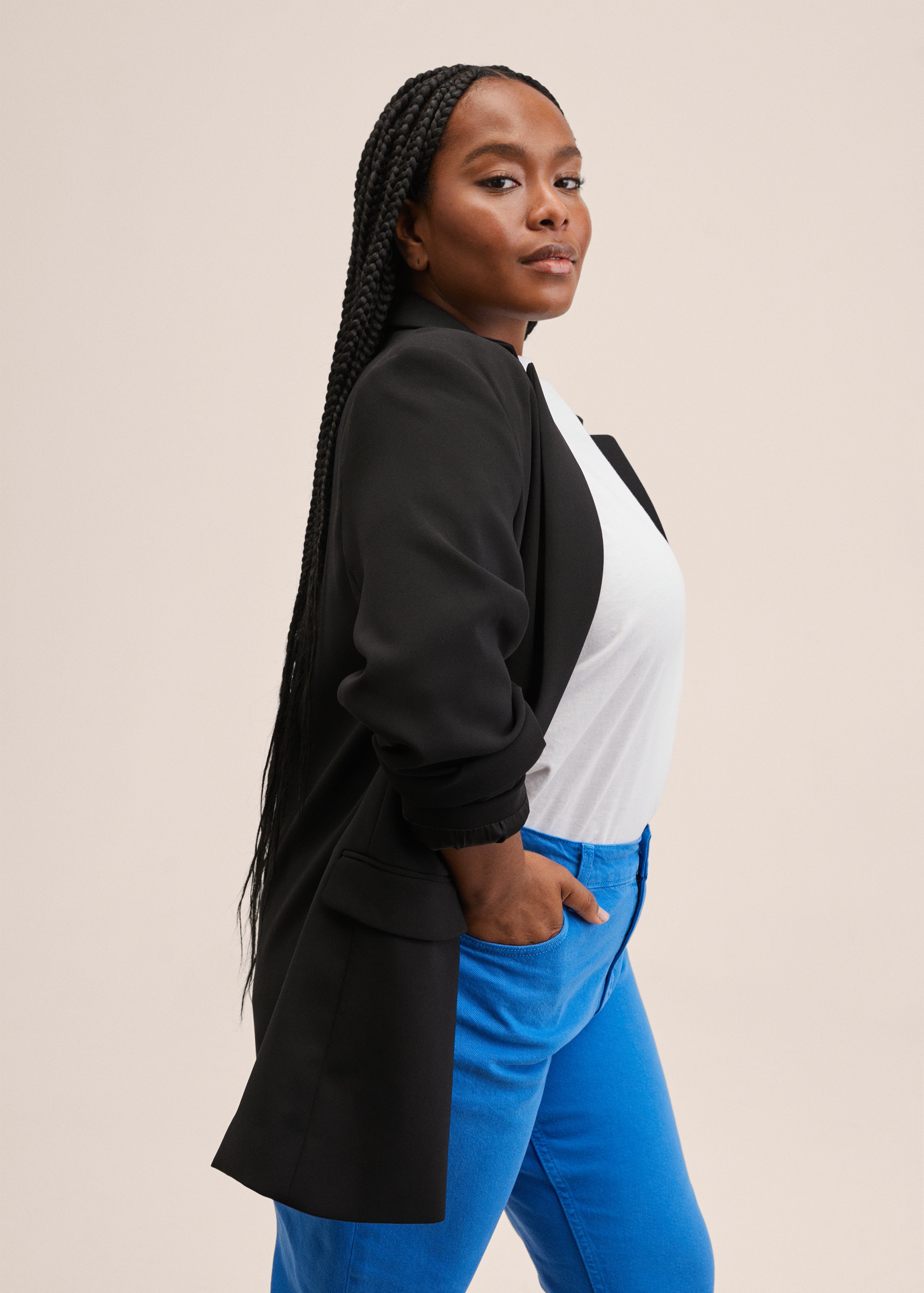 Mango MOM - Jeans slim fit - vibrant blue/blu fluo - Zalando.it