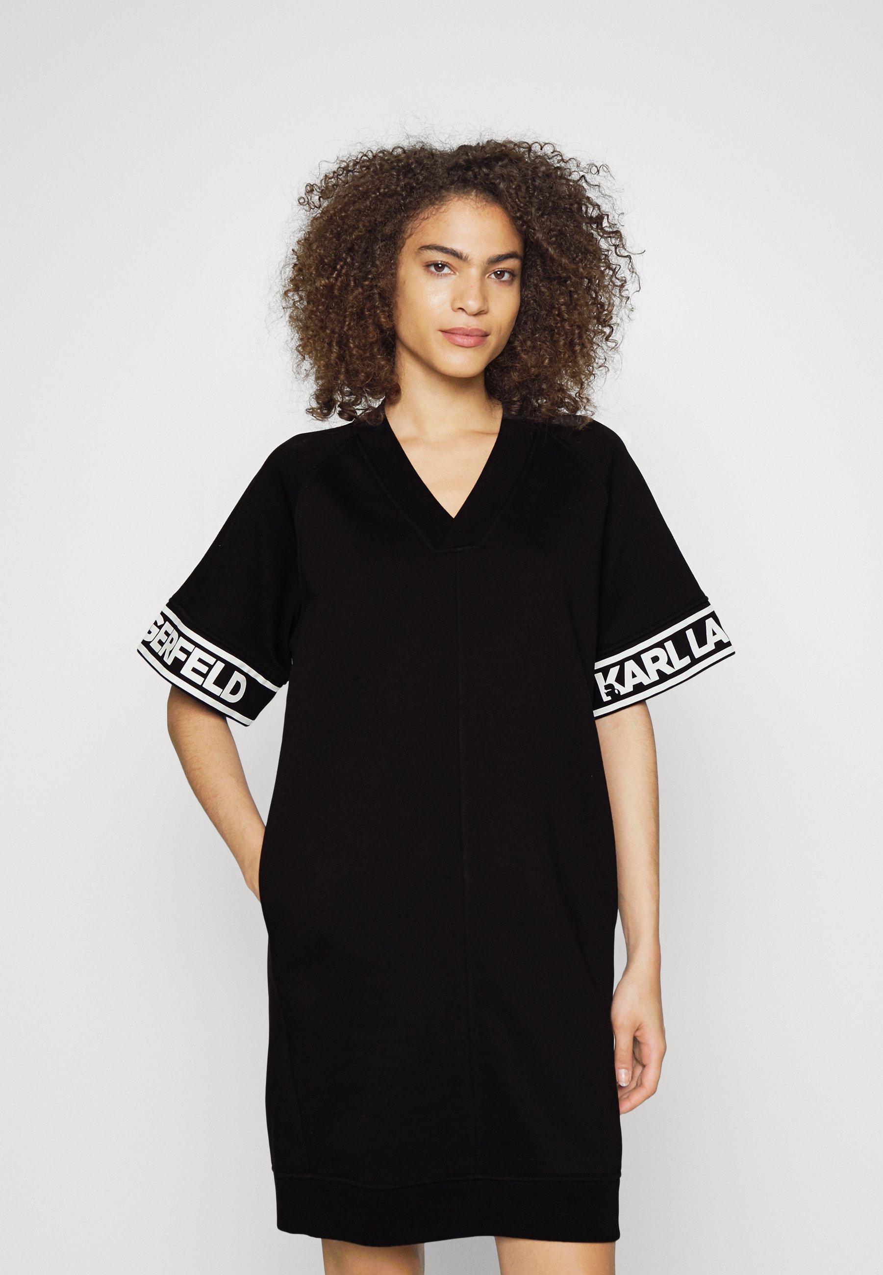 KARL LAGERFELD SWEAT DRESS LOGO 