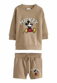 Next - MICKEY SET  REGULAR FIT - Pantalones deportivos - tan brown Imagen en miniatura 1