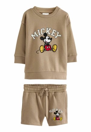 MICKEY SET  REGULAR FIT - Tréningruha alsók - tan brown