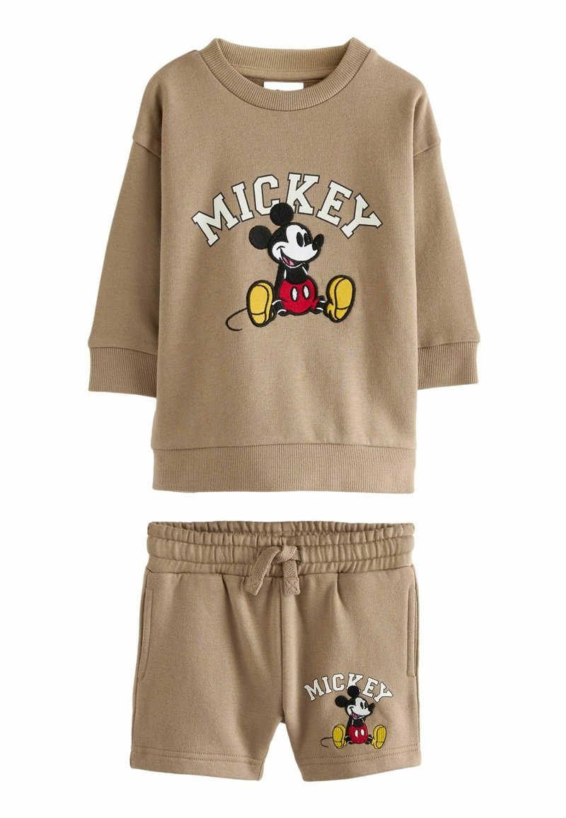 Next - MICKEY SET  REGULAR FIT - Pantalones deportivos - tan brown, Ampliar