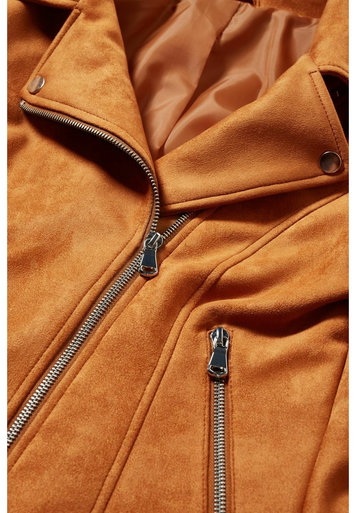 C&A OUTERWEAR Jack van imitatieleder rood quilten patroon elegant Mode Jacks Jacks van imitatieleder