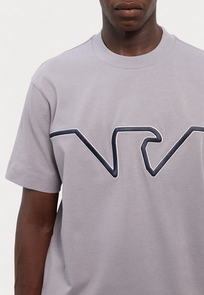 Emporio Armani Marškinėliai su spaudiniu - grey eagle